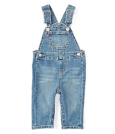 Image of Levi's® Baby 3-24 Months Stretch Denim Overalls