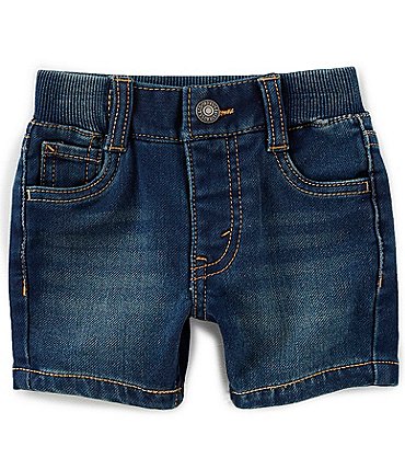 Image of Levi's® Baby Boys 3-24 Months Denim-Look Knit Shorts
