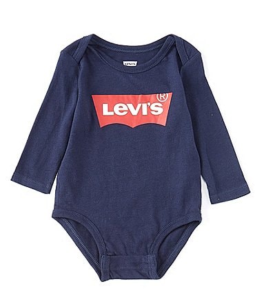 Image of Levi's® Baby Newborn-9 Months Long Sleeve Batwing Bodysuit