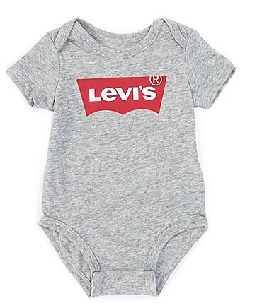 Image of Levi's® Baby Newborn-9 Months Short-Sleeve Batwing Bodysuit
