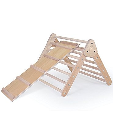 Image of Lily & River Little Climber Pikler Triangle with Reversible Ladder and Slide Attachment