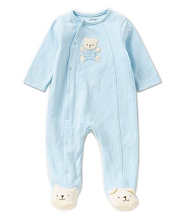 Image of Little Me Baby Boys Preemie-12 Months Cute Bear Footie Coverall