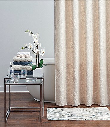 Image of Luxury Hotel Carrera Marbled Shower Curtain