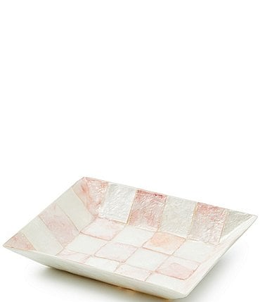 Image of MacKenzie-Childs Check Capiz Soap Dish