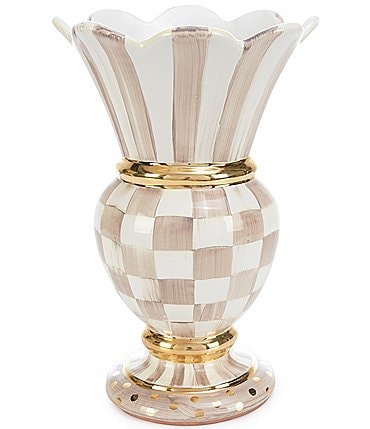 Image of MacKenzie-Childs Check Ceramic Great Vase