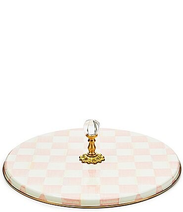 Image of MacKenzie-Childs Check Enamel Cheese Course Serving Board