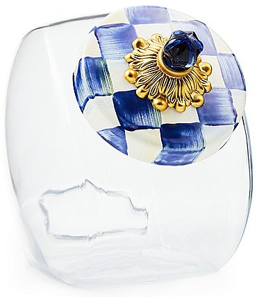Image of MacKenzie-Childs Cookie Jar with Check Lid