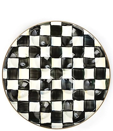 Image of MacKenzie-Childs Check Enamel Egg Plate