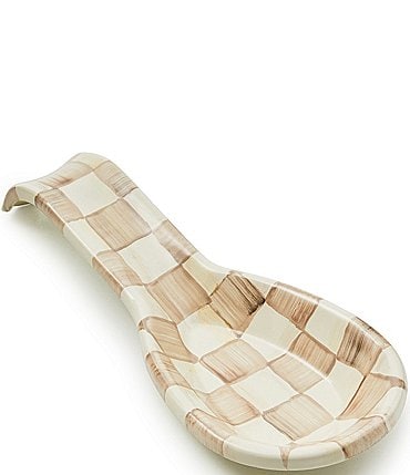 Image of MacKenzie-Childs Check Enamel Spoon Rest