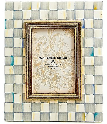 Image of MacKenzie-Childs Sterling Check Frame