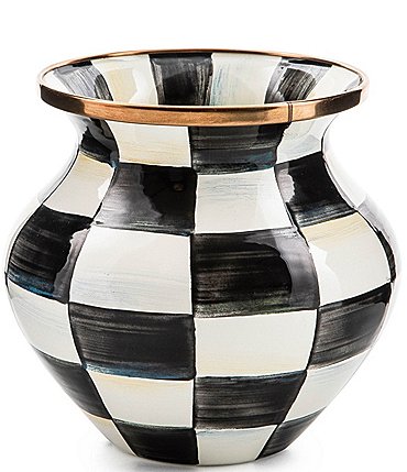 Image of MacKenzie-Childs Check® Enamel Vase