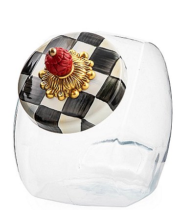 Image of MacKenzie-Childs Sweets Jar with Courtly Check® Enamel Lid