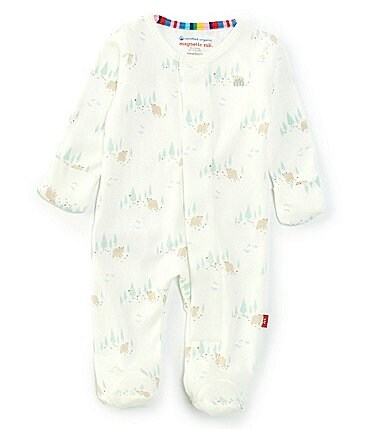 Image of Magnetic Me Baby Newborn-9 Months Long Sleeve Babe In Woods Footed Coverall