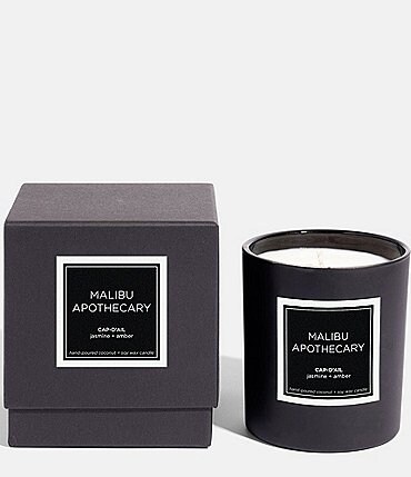 Image of Malibu Apothecary Cap-D'Ail  Matte Black Candles