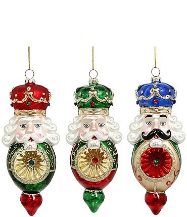 Image of Mark Roberts Crowned Nutcracker Ornament, Set of 6