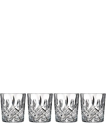 Image of Marquis by Waterford Markham 4-Piece Traditional Crystal Double Old Fashioned Glass Set