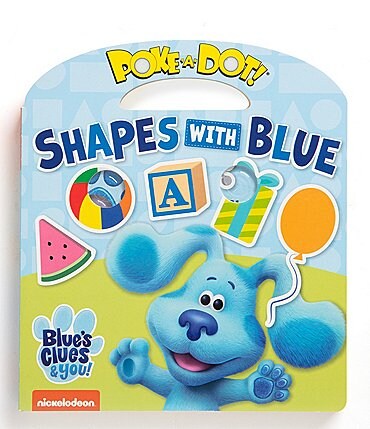 Image of Melissa & Doug Blues Clues & You! Poke-A-Dot: Shapes with Blue