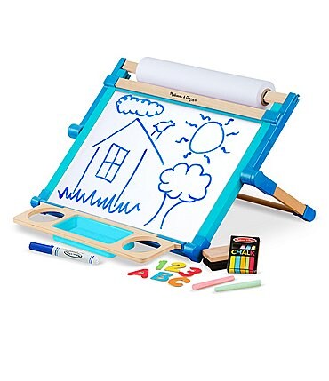 Image of Melissa & Doug Deluxe Double-Sided Tabletop Easel Set