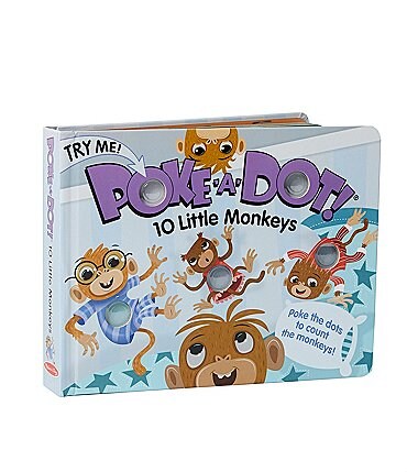 Image of Melissa & Doug Poke-A-Dot: 10 Little Monkeys Books