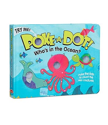 Image of Melissa & Doug Poke-A-Dot Book: Who's In Ocean?