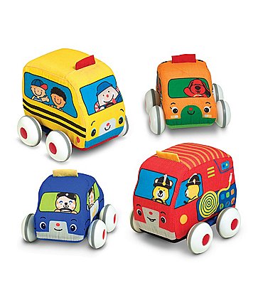Image of Melissa & Doug Baby and Toddler Pull-Back Vehicles