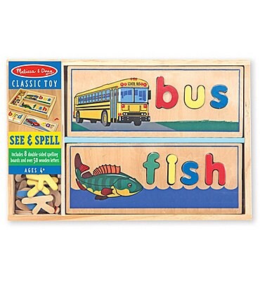 Image of Melissa & Doug "See & Spell" Puzzle Boards