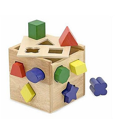 Image of Melissa & Doug Shape Block Sorting Cube