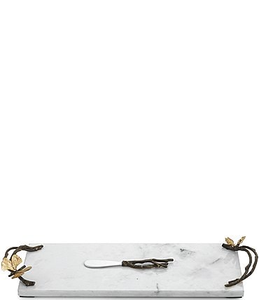 Image of Michael Aram Butterfly Ginkgo Collection Cheese Board with Knife