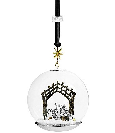 Image of Michael Aram Manger Snow Globe Ornament