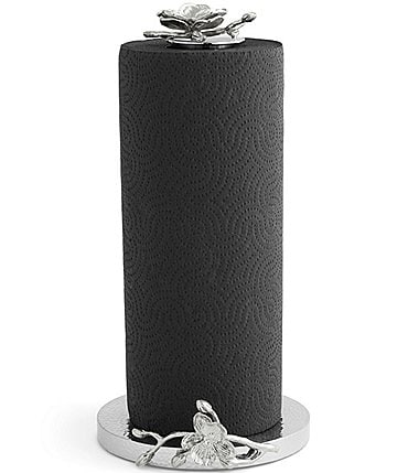 Image of Michael Aram White Orchid Collection Paper Towel Holder