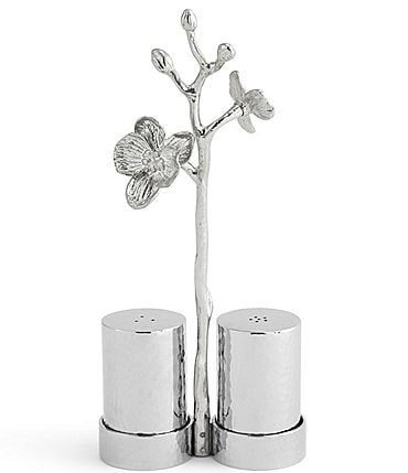 Image of Michael Aram White Orchid Salt & Pepper Set with Caddy