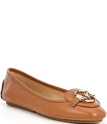 Image of MICHAEL Michael Kors Lillie Leather Moccasins