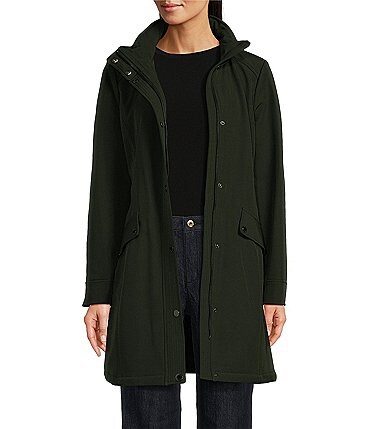 Image of MICHAEL Michael Kors Stand Collar Belted Zip Front Anorak Jacket