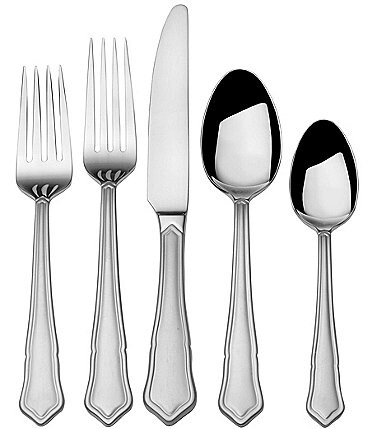 Image of Mikasa Eliza 20-Piece Stainless Steel Flatware Set