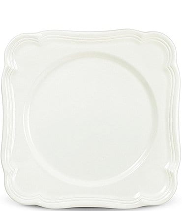 Image of Mikasa French Countryside Rippled Baroque Stoneware Square Salad Plate