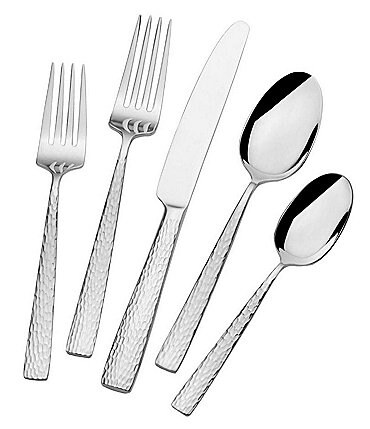 Image of Mikasa Oliver Gleam 65-Piece Stainless Steel Flatware Set