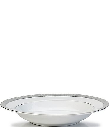 Image of Mikasa Platinum Crown Filigree Platinum Porcelain Soup Bowl