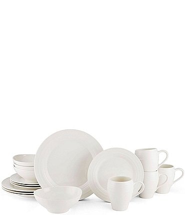 Image of Mikasa Swirl 16-Piece Dinnerware Set