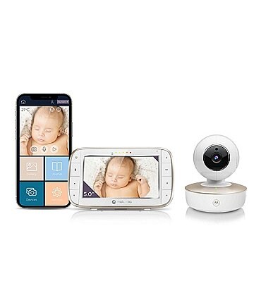 Image of Motorola VM855 Connect 5" Connected Motorized Pan/Tilt Video Baby Monitor