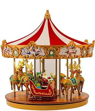 Image of Mr. Christmas Very Merry Light-Up Musical Carousel