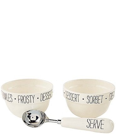 Image of Mud Pie Bistro Ice Cream Gift Set