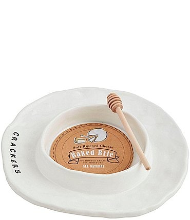 Image of Mud Pie Ceramic Brie Baker Set