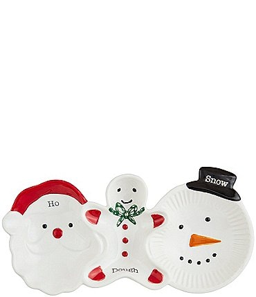 Image of Mud Pie Circa Christmas Character Tripple Dip