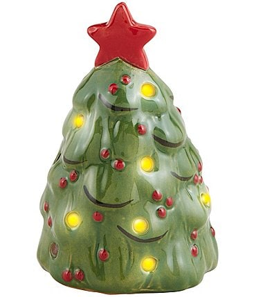 Image of Mud Pie Circa Collection Christmas Tree Light-Up Sitter
