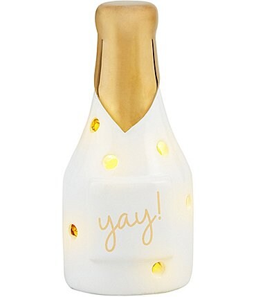 Image of Mud Pie Circa Collection Champagne Light-Up Sitter