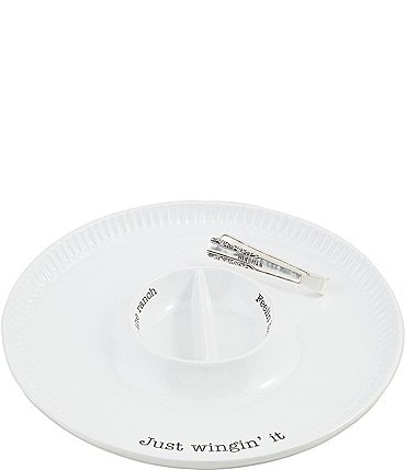Image of Mud Pie Circa Hot Wings Platter Set