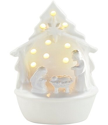 Image of Mud Pie Circa Light-Up Nativity Sitter
