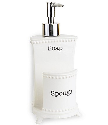 Image of Mud Pie Circa Soap Pump and Sponge Holder