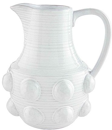 Image of Mud Pie Classic Beaded Terracotta Pitcher