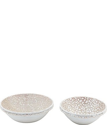 Image of Mud Pie Classic Home Animal Print Serving Bowl Set